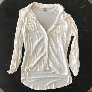 Women’s white all star 3/4 sleeve shirt size S